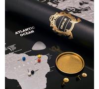 Mappa del Mondo da Grattare Extra Grande - Mappamondo Grattabile - Poster del Mondo da Grattare - Dove Sono Stato - Cartina Viaggi da Grattare - Luoghi Visitati - Scratch off World Map Poster