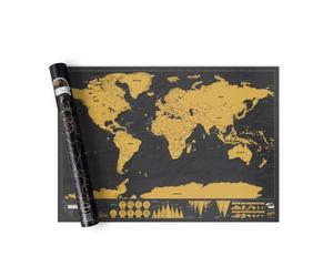 Mappa Del Mondo Da Grattare Mappamondo Grattabile Colori Diversi Extra Grande