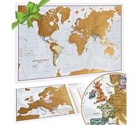 Mappa del Mondo da Grattare Offerta Gratuita una Mappa dell'Europa