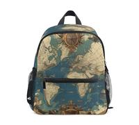 Mappa Del Mondo In Stile Europeo Zaino per Bambini Borsa a Tracolla Zainetti Per Ragazze Ragazzi Bambino Zaini Scuole Viaggi Sportivo per 2-7 età