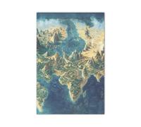 mappa del mondo magia all'aperto bandiere da cortile banner all'aperto per la decorazione del giardino 12x18 doppia faccia