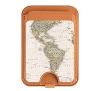 Mappa Del Mondo Magnetica Del Raccoglitore Del Supporto Del Basamento Del Raccoglitore per iPhone 16 15 14, Multicolore