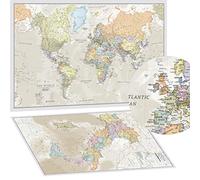 Mappa del mondo + Offerta Gratuita una Mappa Italia - Laminato