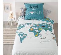 Atmosphera Map Of The World Bedding Multicolor Bambini