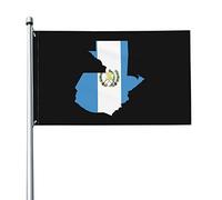 Mappa Del Territorio Del Guatemala Garden Flag Divertente Bandiere Di Benvenuto Resistente Alle Intemperie Bandiere Da Giardino Per Esterni Interni Patio 90X150Cm