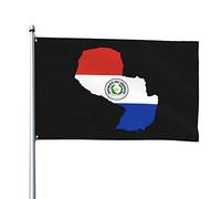 Mappa Del Territorio Del Paraguay Garden Flag Resistente Alle Intemperie Bandiere Da Giardino Durevole Bandiera Da Cortile Per Fattoria All'Aperto Interni 90X150 Cm