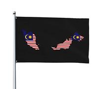 Mappa Del Territorio Della Malesia Garden Flag Con 2 Occhielli Bandiere Da Giardino Resistente Alle Intemperie Bandiera Da Cortile Per Esterni Interni Patio 90X150 Cm