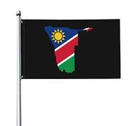 Mappa Del Territorio Della Namibia Bandiere Da Giardino Durevole Garden Flag Divertente Bandiera Da Cortile Per Fattoria Patio All'Aperto 90X150Cm
