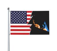 Mappa Del Territorio Dell'Antartide Argentina E America Bandiere Di Benvenuto Con 2 Occhielli Garden Flag Resistente Alle Intemperie Bandiere Da Giardino Per Fattoria Interni Esterni 90X150 Cm