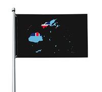 Mappa Del Territorio Delle Figi Bandiera Da Cortile Con 2 Occhielli Bandiere Da Giardino Durevole Garden Flag Per Patio Interni Esterni 90X150Cm