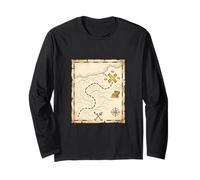Mappa del Tesoro Metal Detectorist Hunter Maglia a Manica