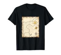 Mappa del Tesoro Metal Detectorist Hunter Maglietta