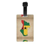 Mappa del Togo con due stelle nere etichette per bagagli etichette bagagli valigia ID tag set di etichette per borsa etichette da viaggio accessori regalo