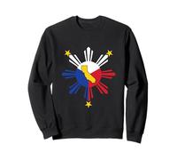 Mappa della California nelle Filippine Sun Filipino Roots Californian Felpa