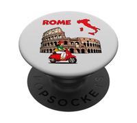 Mappa della città di Roma con iconico design italiano PopSockets PopGrip Adesivo