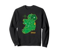 Mappa della contea di Dublino Irlanda Eire Irish Travel Felpa