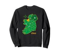 Mappa della contea di Sligo Irlanda Eire Irish Travel Felpa