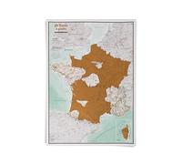 Mappa della Francia a Gratter 59 x 42 cm