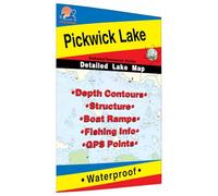 Mappa della pesca sul lago Pickwick