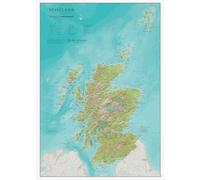 Mappa della Scozia - regalo per viaggiatori - Cartografia dettagliata - 41,9 x 59,4 cm Maps International