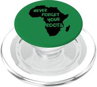 Mappa dell'Africa non dimenticare mai le tue radici PopSockets PopGrip per MagSafe