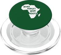 Mappa dell'Africa non dimenticare mai le tue radici PopSockets PopGrip per MagSafe
