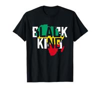 Mappa dell'Africa Royal Pride Black King Maglietta