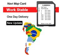 Mappa dell'America del sud Sat Nav Naving GPS Connect1 Versione software di aggiornamento Scheda SD di navigazione per veicolo Mazda 2/3/6/MX5/CX5/CX9 8 GB