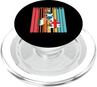 Mappa delle isole britanniche Mare Irlanda Scozia Galles Inghilterra Retro PopSockets PopGrip per MagSafe
