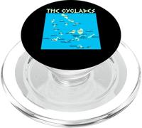 Mappa delle Isole Cicladi greche adatta per uomini e donne. PopSockets PopGrip per MagSafe