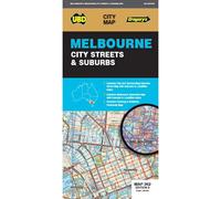 Mappa delle strade e dei sobborghi della città di Melbourne di UBD-Gregory, 8a e