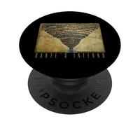 Mappa dell'inferno di Botticelli. La Divina Commedia Dante PopSockets PopGrip Adesivo