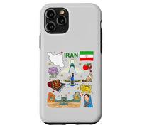 Mappa dell'Iran, Cultura iraniana Luoghi d'interesse e patrimonio d'arte Custodia per iPhone 11 Pro