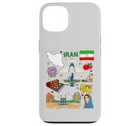 Mappa dell'Iran, Cultura iraniana Luoghi d'interesse e patrimonio d'arte Custodia per iPhone 13