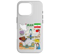 Mappa dell'Iran, Cultura iraniana Luoghi d'interesse e patrimonio d'arte Custodia per iPhone 16 Pro