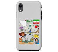 Mappa dell'Iran, Cultura iraniana Luoghi d'interesse e patrimonio d'arte Custodia per iPhone XR