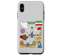 Mappa dell'Iran, Cultura iraniana Luoghi d'interesse e patrimonio d'arte Custodia per iPhone XS Max