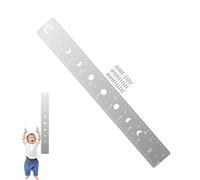 Mappa di altezza per bambini - Misura completa del corpo con adesivi, specchi di misurazione del corpo per bambini acrilici in frantumi per bambini piccoli