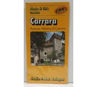MAPPA DI CARRARA-AVENZA-MARINA DI CARRARA CARTINA PIANTA CITTA' F.M.B.