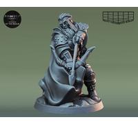 Mappa di Offendere Waldläufer Miniatura Bogenschütze Figura per Rpgs Wie D Front