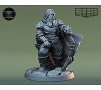 Mappa di Offendere Waldläufer Miniatura Bogenschütze Figura per Rpgs Wie D Front