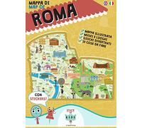 Mappa di Roma illustrata. Ediz. multilingue