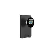 Mappa di terra piatta, divertente design a terra piatta PopSockets PopWallet per MagSafe
