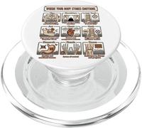 Mappa Emozioni Corpo Psicologia Benessere PopSockets PopGrip per MagSafe