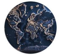 mappa Jigsaw Puzzle Per Adulti E Bambini 1000 Pezzi Puzzle Rotondo 1000pcs (67.5x67.5cm) Regali Puzzle Giochi Giocattolo Puzzle Antistress DIY