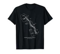 Mappa John Muir Trail Maglietta