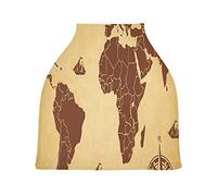 Mappa Parola Vintage Passeggino Tettoia Copri Seggiolino Copertura Infermieristica Auto per Bambini per L'Allattamento Al Seno Morbido Traspirante Elastica Tettuccio