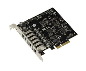 Mappa Pcie USB 3.1 8 Porte 10G - 6 Tipo A + 2 C - Nastro Larghezza di Banda