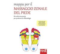 Mappa per il massaggio zonale del piede. Un utile strumento per praticare la reflessologia