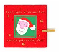Mappa Regalo Carte Ciondolo Mini Pupazzo di Neve Natale Babbo Natale Luna Albero
